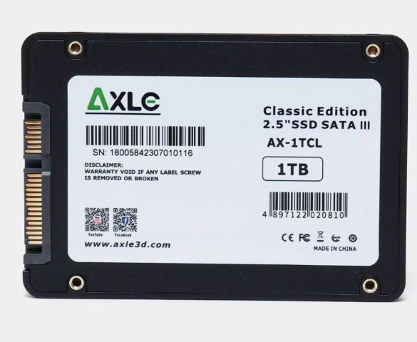 Axle 1TB Sata 3 2.5" SSD qattiq diski arzon