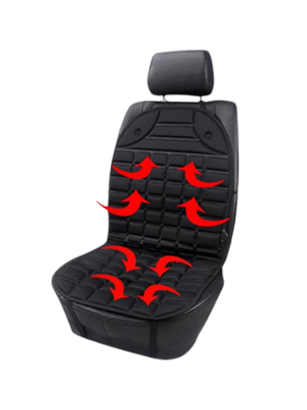 Подогрев сиденья авто со спинкой с терморегулятором / Накидка с подогревом на сиденье доставка