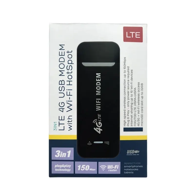 Модем Dongle USB 4G Modem WiFi Hotspot черный в Узбекистане
