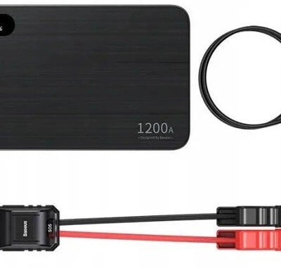 Baseus Super Energy Pro Black+ Car Jump Starter 1200A avtomobilni uchun ishga tushsirish moslamasi O'zbekistonda