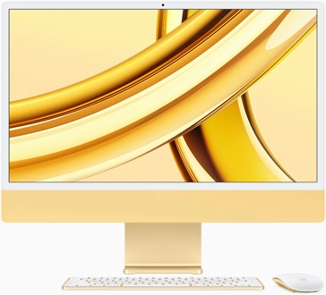 Моноблок Apple iMac 24 4K, M3 (8 ядер) 16/1TB (silver, yellow, orange, pink, purple, green, blue) онлайн