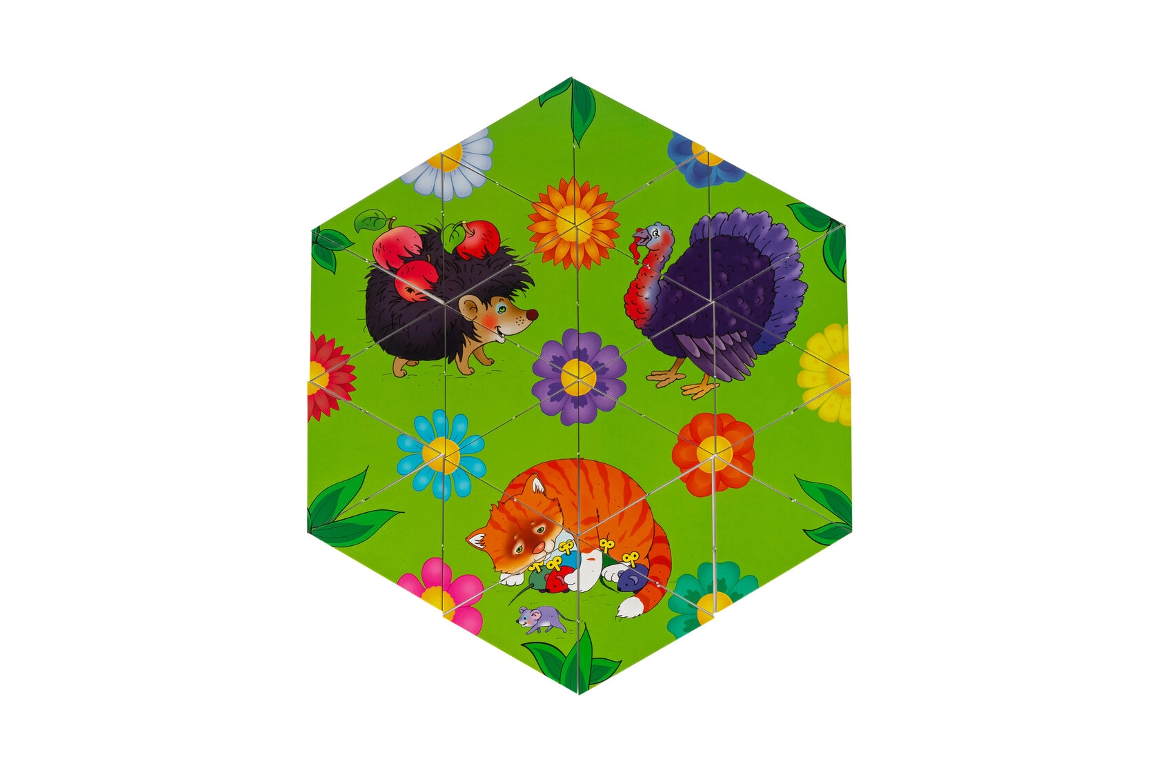 "Кот и компания Тримино" IQ step o'quv o'yini O'zbekistonda