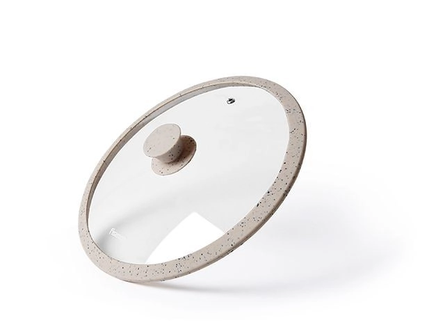 Крышка стеклянная Fissman Arcades 26см бежевый купить