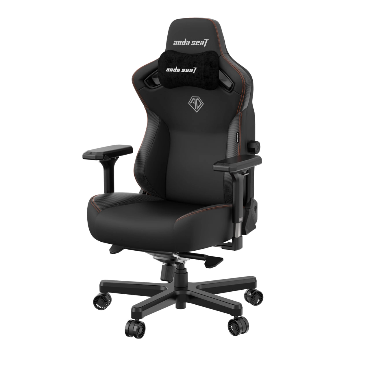 Игровое кресло Anda Seat Kaiser 3 Size L Black PVC в Узбекистане