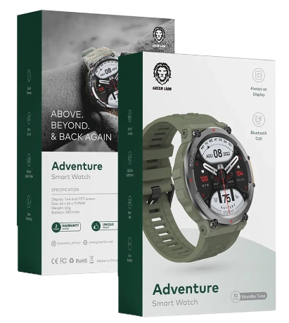 Green Lion Adventure Smart Watch Green smart-soati O'zbekistonda
