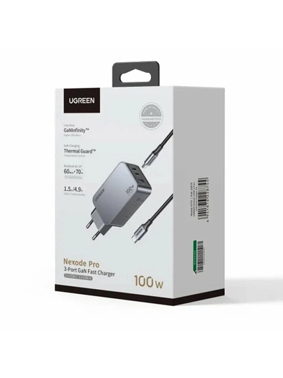 UGREEN Nexode X757 100W USB C kabeli zaryadlash qurilmasi O'zbekistonda