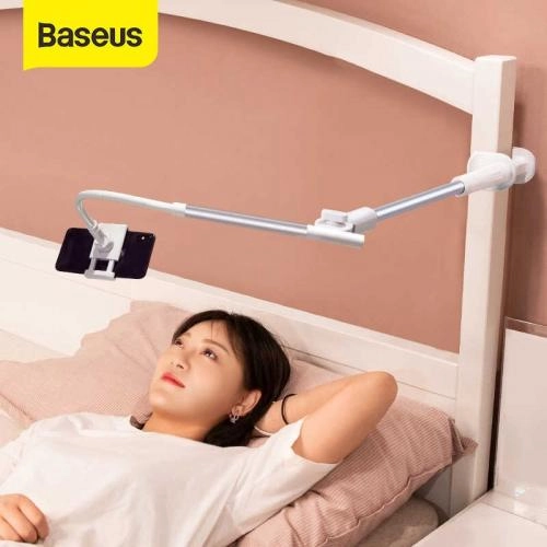 Держатель для телефона Baseus Unlimited Adjustment Lazy &mdash; Sky Gray (SULR-0G) в Узбекистане