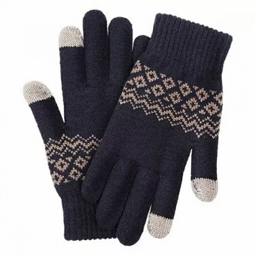 Перчатки для сенсорных экранов Xiaomi FO Touch Wool Gloves (Blue) купить