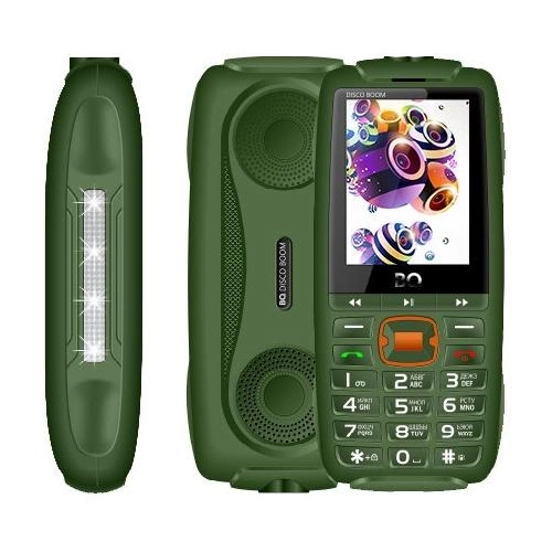 Телефон BQ 2825 Disco Boom (Black, Dark green) недорого