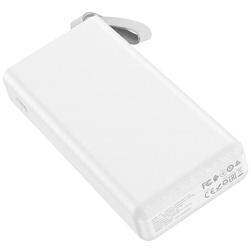 Внешний аккумулятор Powerbank Hoco J73 Powerful 30000 mAh белый недорого