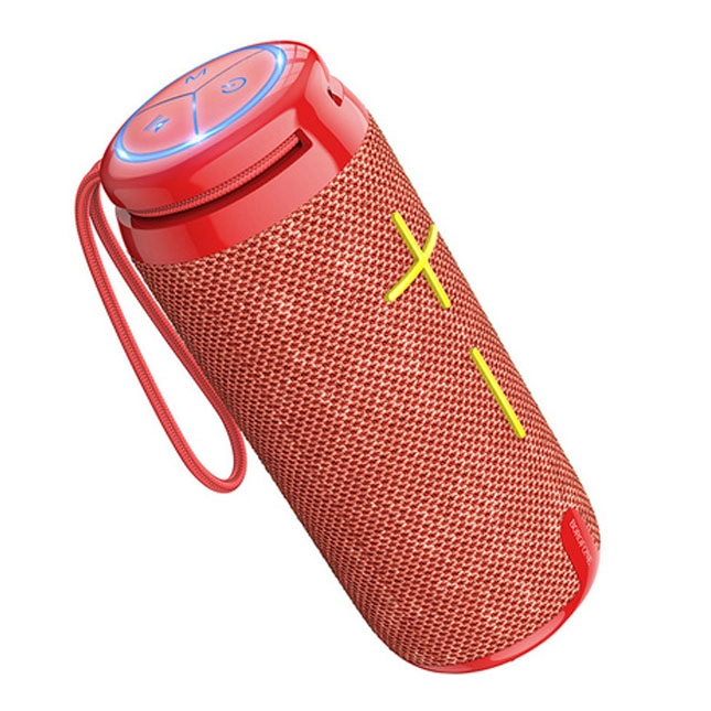 Беспроводная Bluetooth колонка Borofone BR24 красный - фото №2 Беспроводная Bluetooth колонка Borofone BR24 красный купить