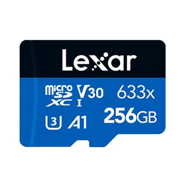 Lexar microSDHC Class 10 UHS Class 1 633x 256GB xotira kartasi sotib olish