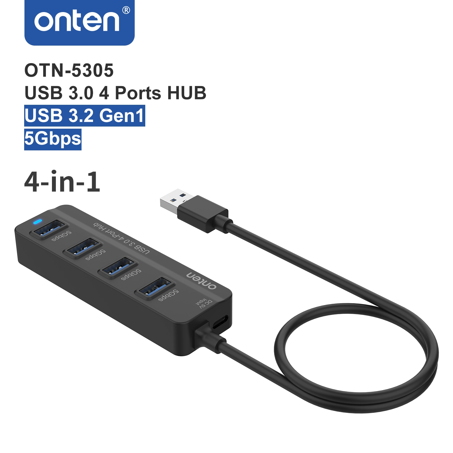 USB Hub Onten OTN-5305 USB-konsentratori arzon