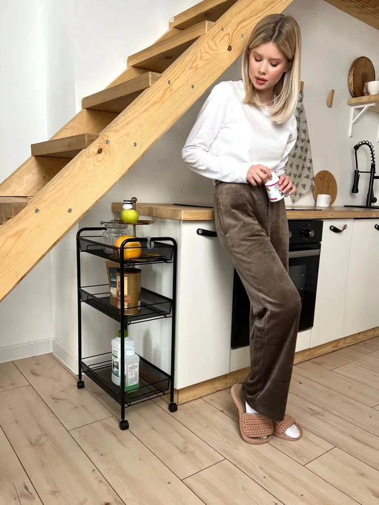 Этажерка Ладья 2К (Черный) доставка