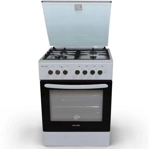 Газовая плита Delusso T6411T6 белый купить