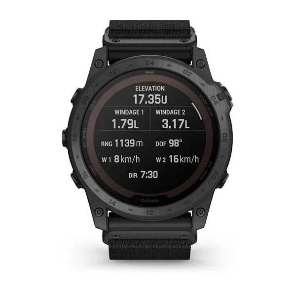 Смарт часы Garmin TACTIX 7 Pro Ballistics Edition Solar Powered Tactical GPS Watch with Applied Ballistics and Nylon Band быстрая доставка