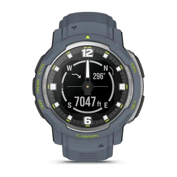 Garmin INSTINCT CROSSOVER Blue Granite smart-soati tez yetkazib berish