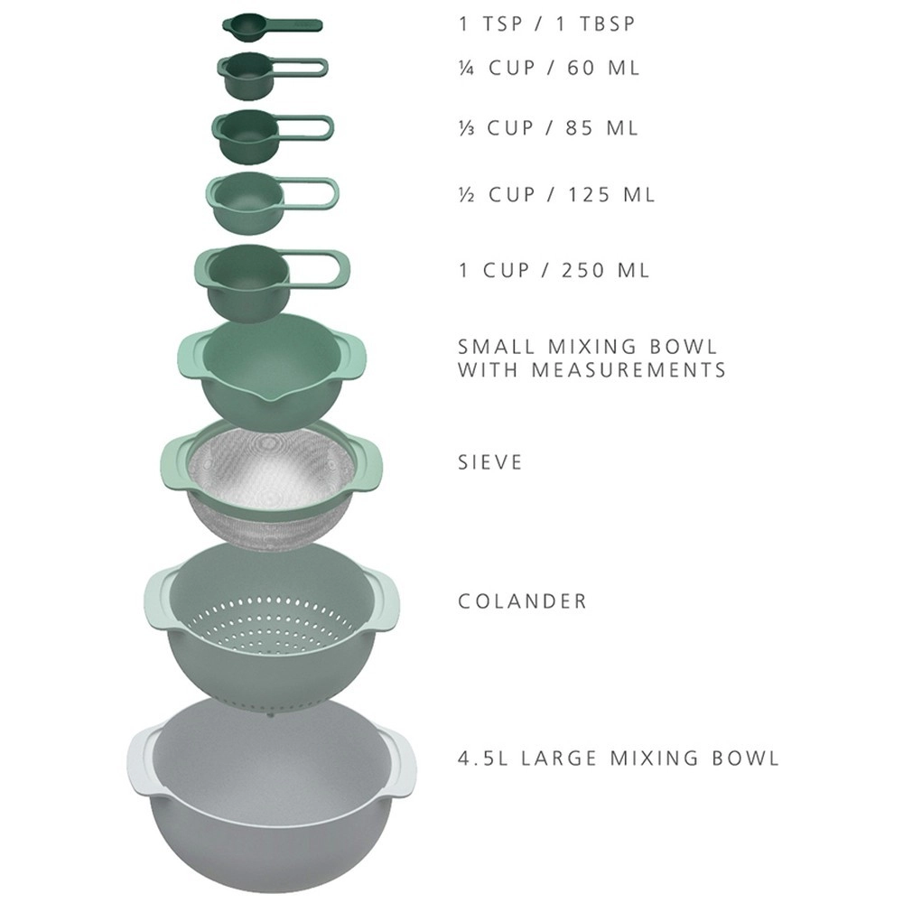 Joseph Joseph 40112 idishlar to'plami, 9 dona tez yetkazib berish