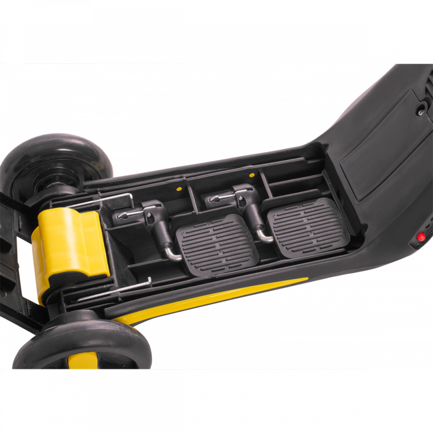 Bolalar uchun PowerGym A23 uch g'ildirakli skuteri sariq rangli O'zbekistonda