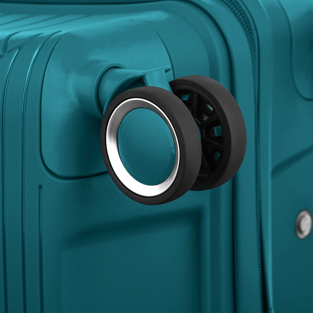 2E Sigma (o‘rta) Aquamarine plastik chemodani tez yetkazib berish