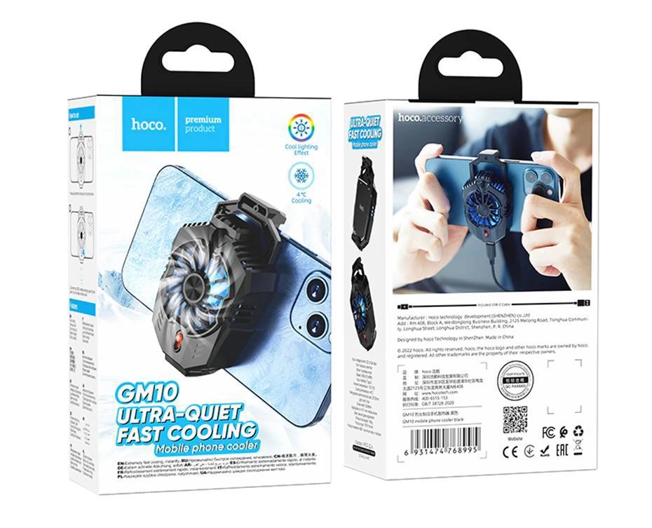 Игровой кулер Hoco GM10 для охлаждения телефона купить