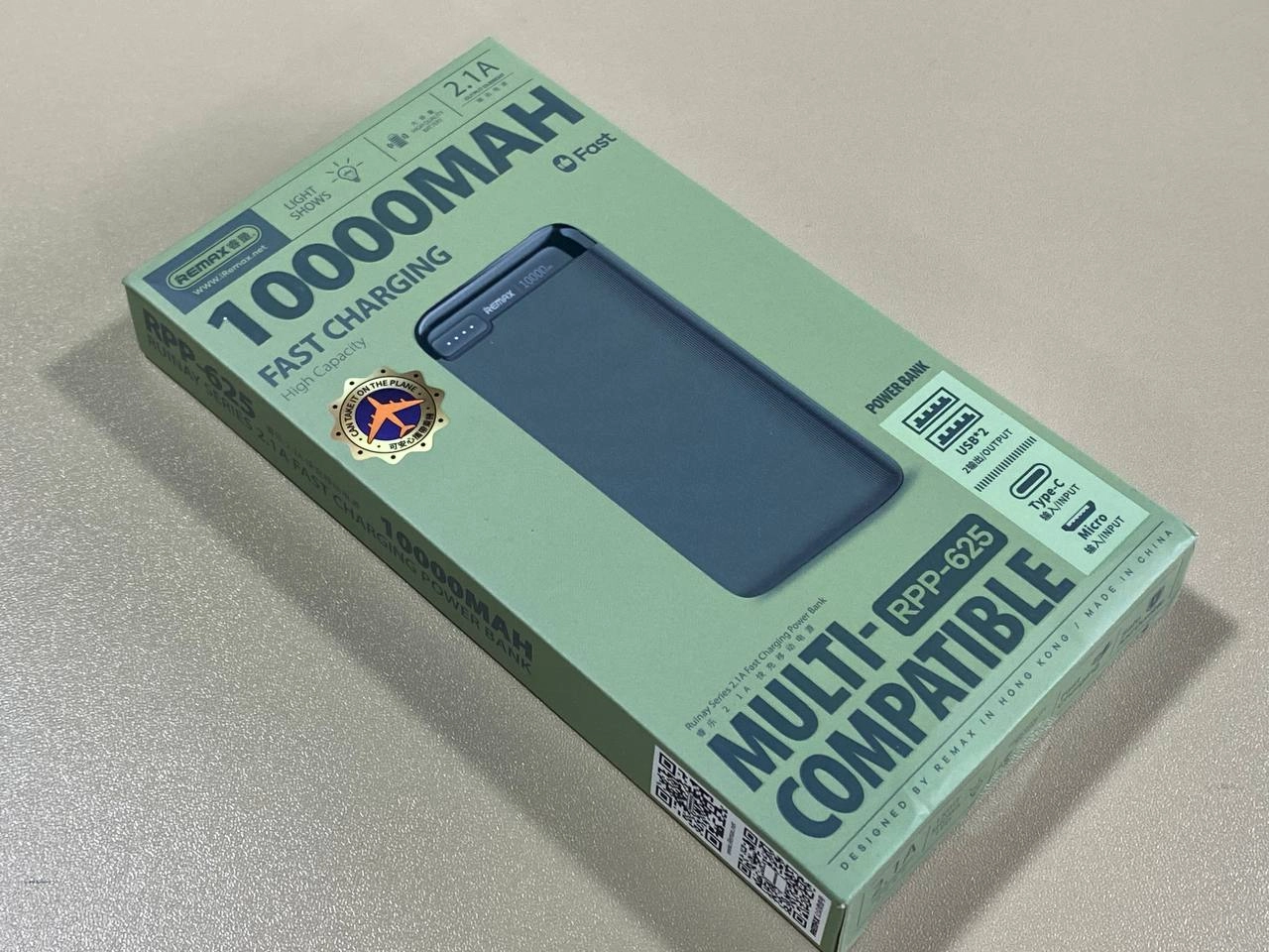 Внешний аккумулятор Remax RPP 625 10000mAh белый недорого