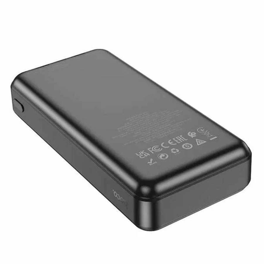 Hoco J108A 20000mAh 22.5W qora tashqi akkumulyatori arzon