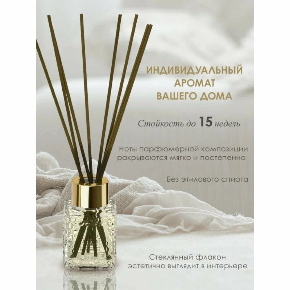 Ароматический диффузор в стеклянном флаконе Aroma Republic  Ароматический диффузор в стеклянном флаконе Aroma Republic "№16 Varadero night" 50 мл быстрая доставка