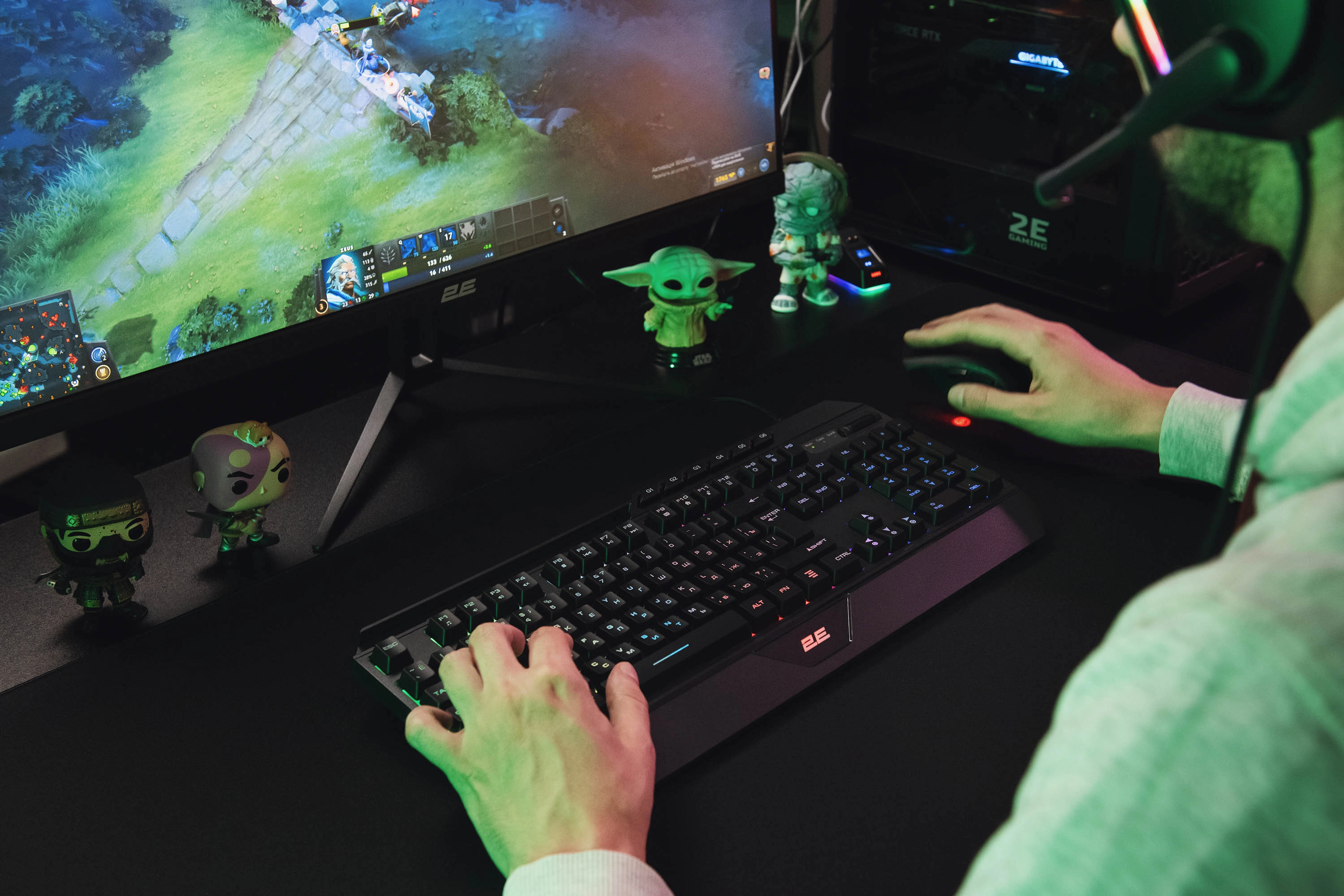 2E Gaming Keyboard KG315 klaviatura tez yetkazib berish