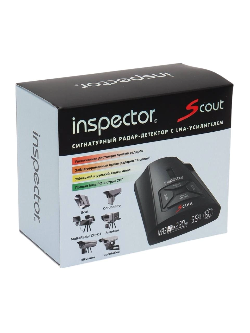 Signaturali radar detektori Inspector Scout onlayn