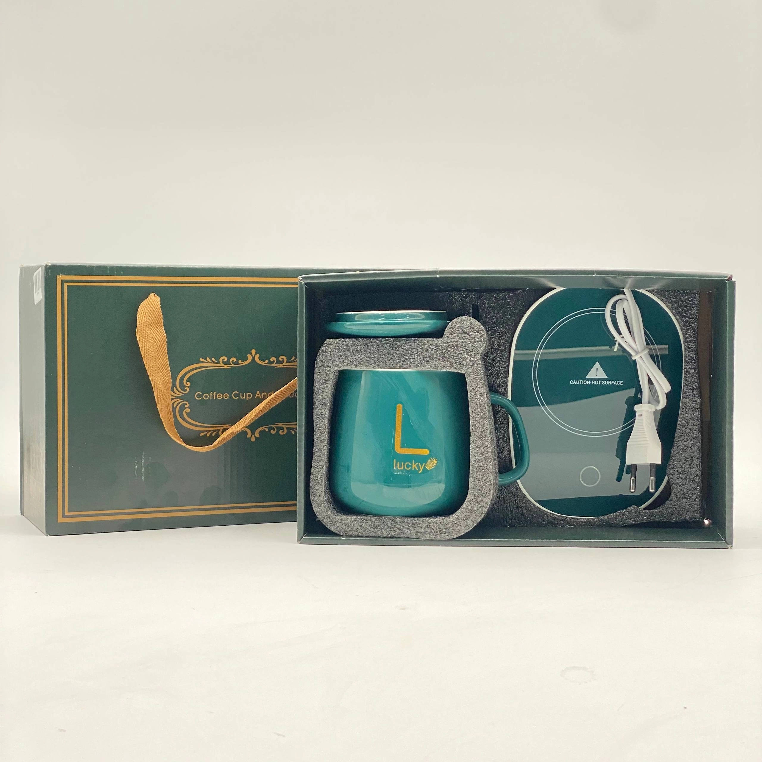 Lucky issiqni saqlaydigan keramika chashka, Green 1 sotib olish