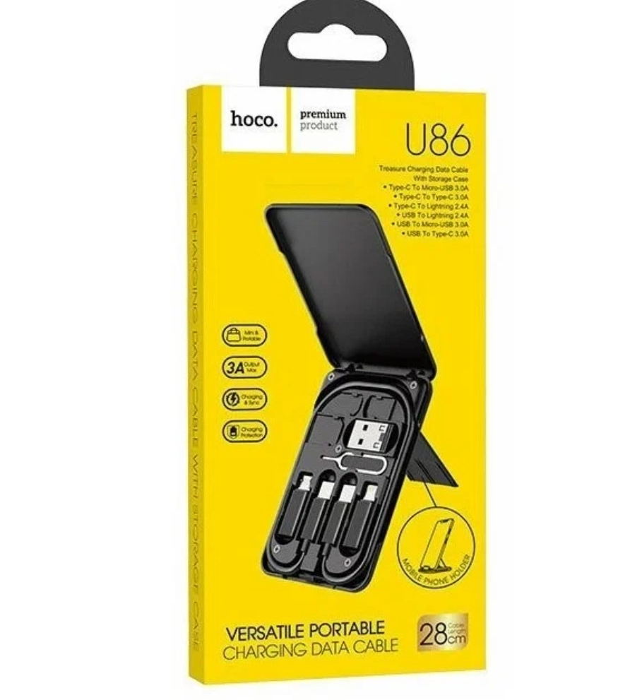 Hoco U86 ko'p funktsiyali zaryadlovchi to'plami onlayn
