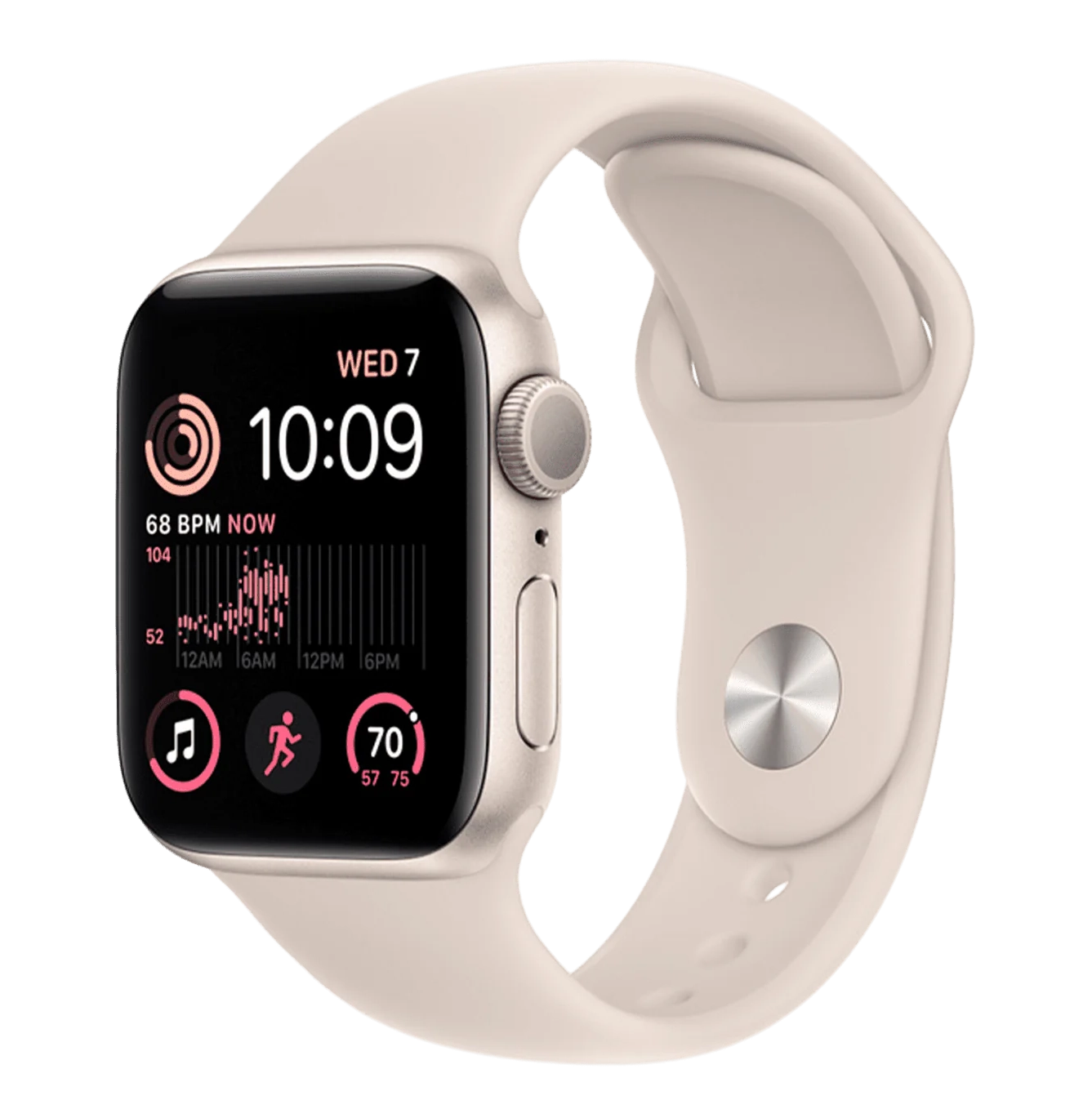 Смарт часы Apple Watch SE GPS (Gen2) 44 mm Starlight Sport Band купить