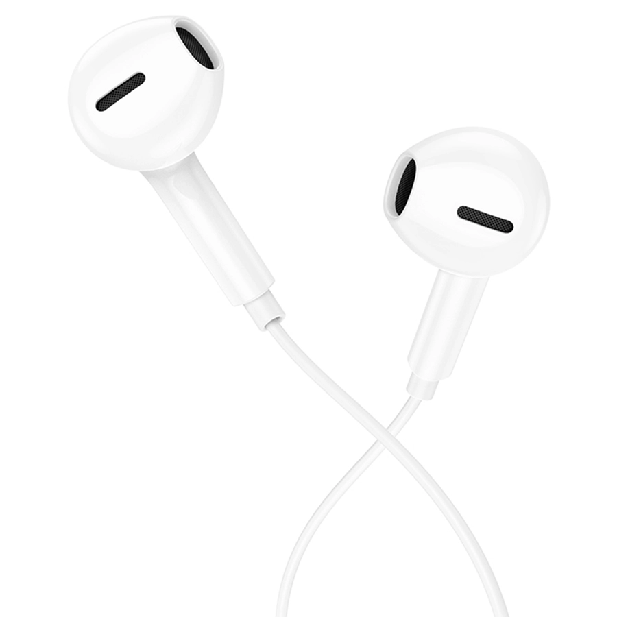 Проводные наушники Borofone BM71 Jack 3.5mm, 1.2 м белые недорого