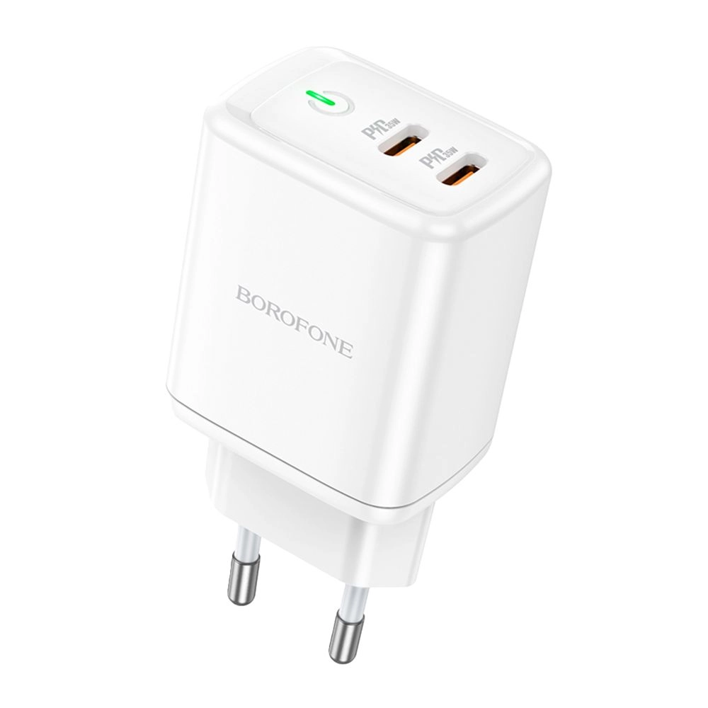 Зарядное устройство BOROFONE BN9 2USB-C - фото №2 Зарядное устройство BOROFONE BN9 2USB-C купить