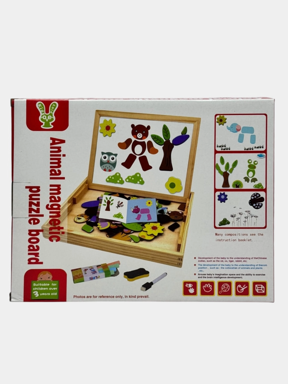 YX-9005 yog&lsquo;ochdan doska, magnitli shakllari bilan yetkazib berish