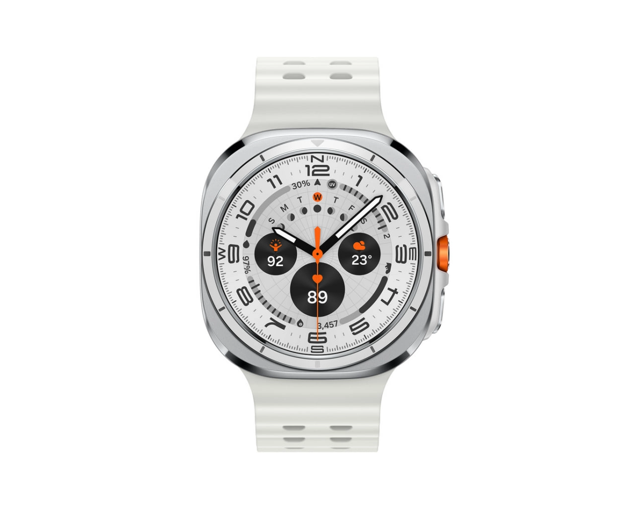 Samsung Galaxy Watch Ultra 47mm Titanium White aqlli soati arzon