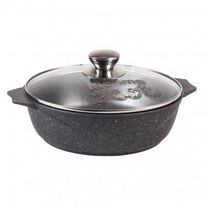 "Granit" turkumidan 3l «Mechta» kastryul kulrang arzon