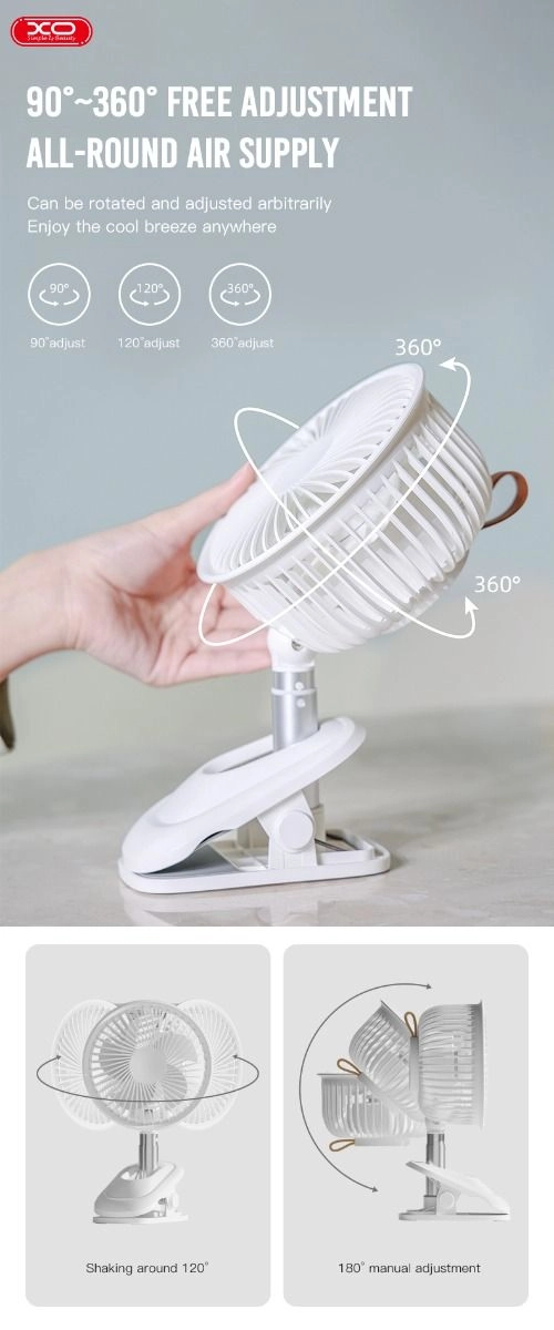 DCO XO-MF73 Mini Fan oq mini ventilyator onlayn