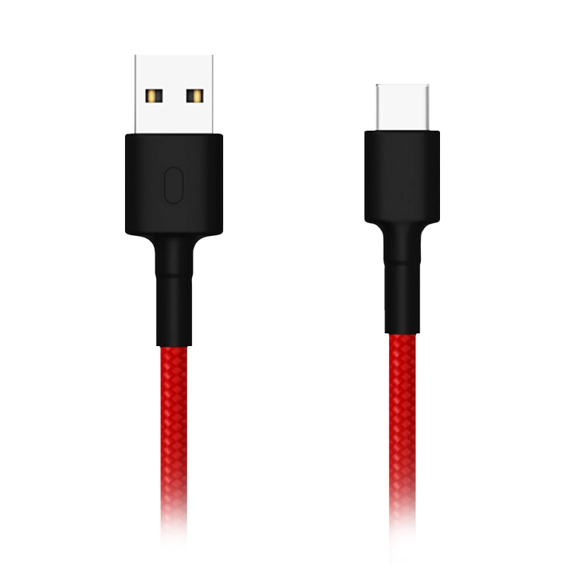 Mi Braided USB Type-C 100cm qizil kabeli sotib olish
