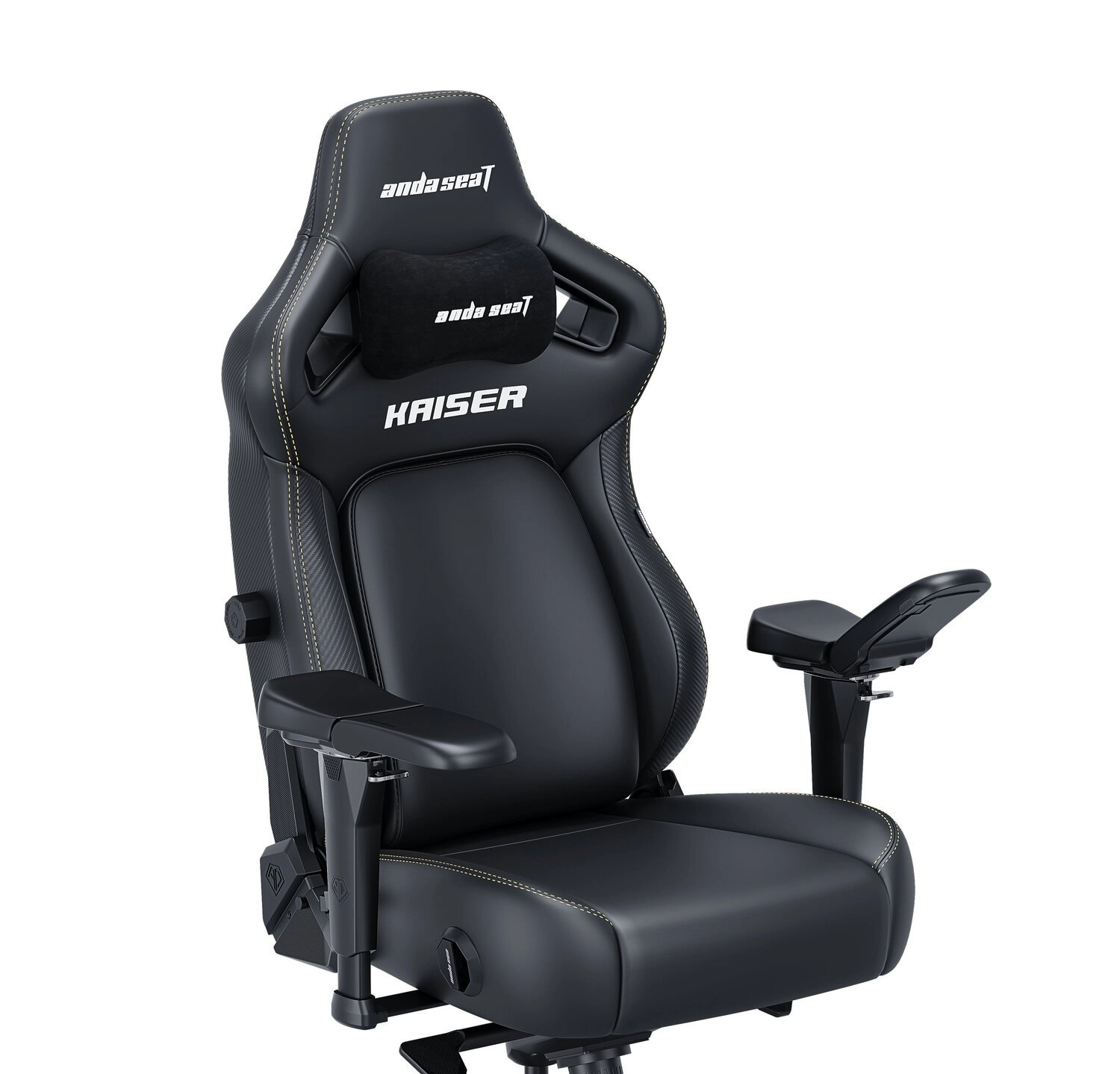Игровое кресло Anda Seat Kaiser 4 Size XL Black Premium PVC рассрочка