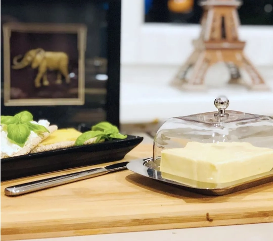 FISSMAN qopqoqli sariyog‘ idishi, 18x12x7 sm xususiyatlar