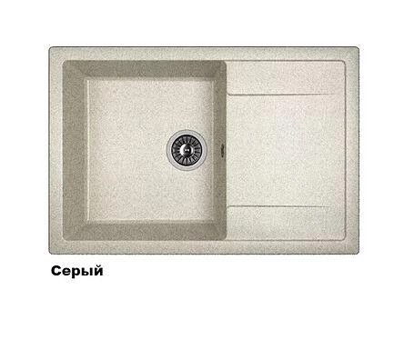 Кухонная мойка Dr. Gans "Техно 760" (Белый, Дюна, Латте, Серый, Терра, Терракота, Черный) доставка