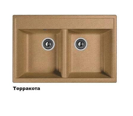 Кухонная мойка Dr. Gans "Астра 780" (Белый, Дюна, Латте, Серый, Терра, Терракота, Черный) доставка