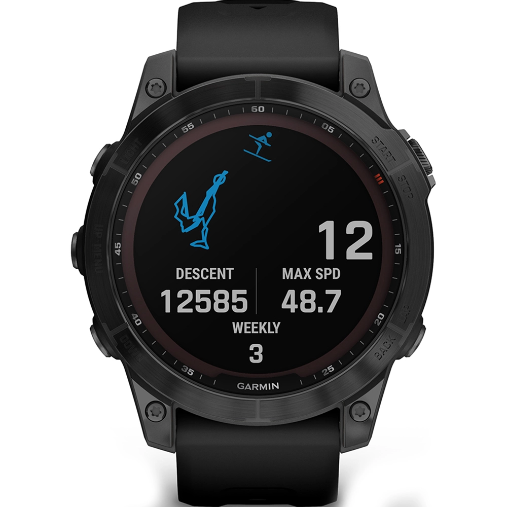 Смарт часы Garmin Fenix 7 Sapphire Solar Titanium Black рассрочка