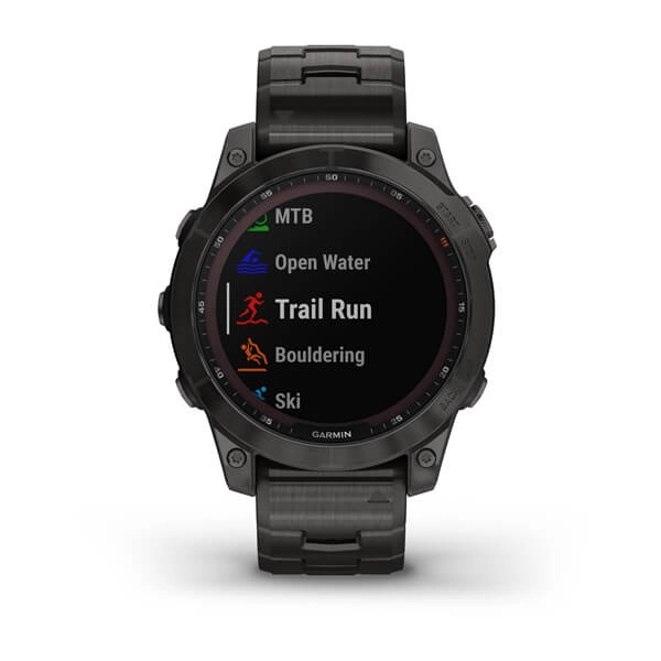 Смарт часы Garmin FENIX 7 Sapphire Solar Edition Carbon Grey DLC Titanium with Carbon Grey DLC Vented Titanium Band доставка