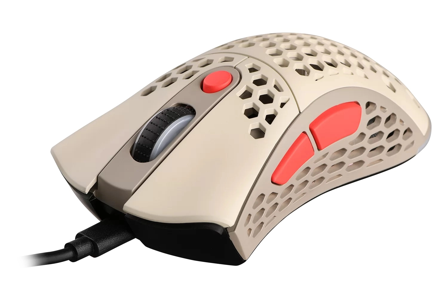 2E Gaming HyperSpeed Lite WL RGB Retro oq sichqonchasi yetkazib berish