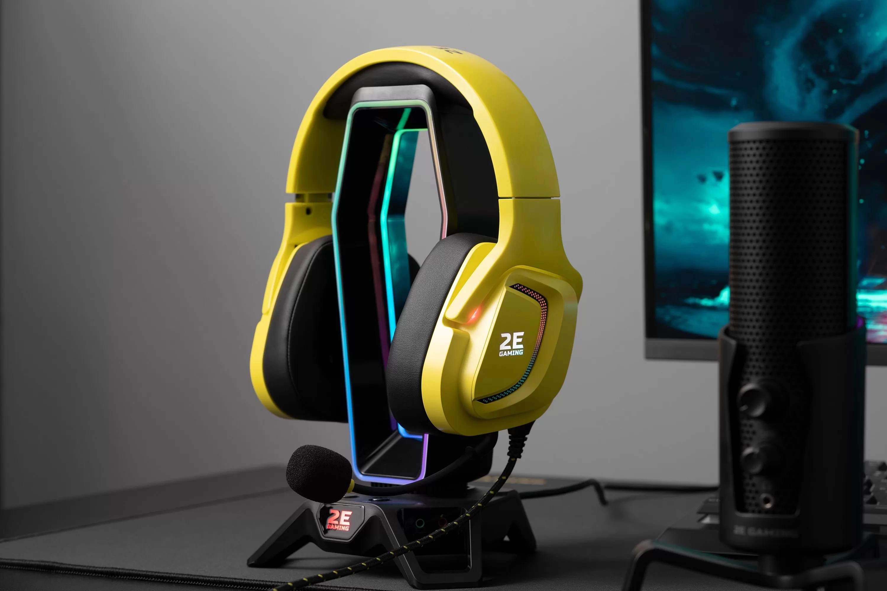 Игровые наушники 2E GAMING HG340 RGB Yellow 3.5 mm доставка