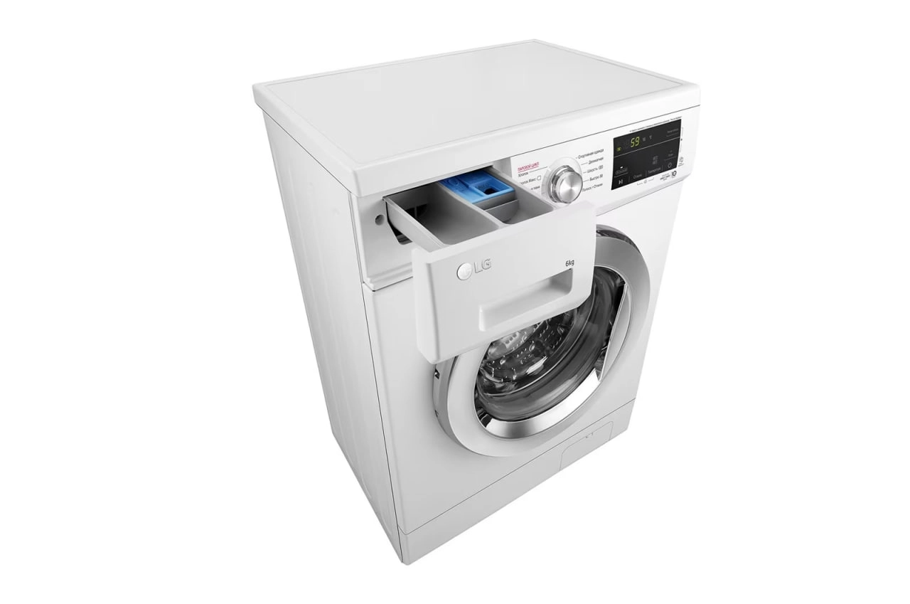 LG Steam F2J3NS2W  Inverter 6 kglik kir yuvish mashinasi. yetkazib berish