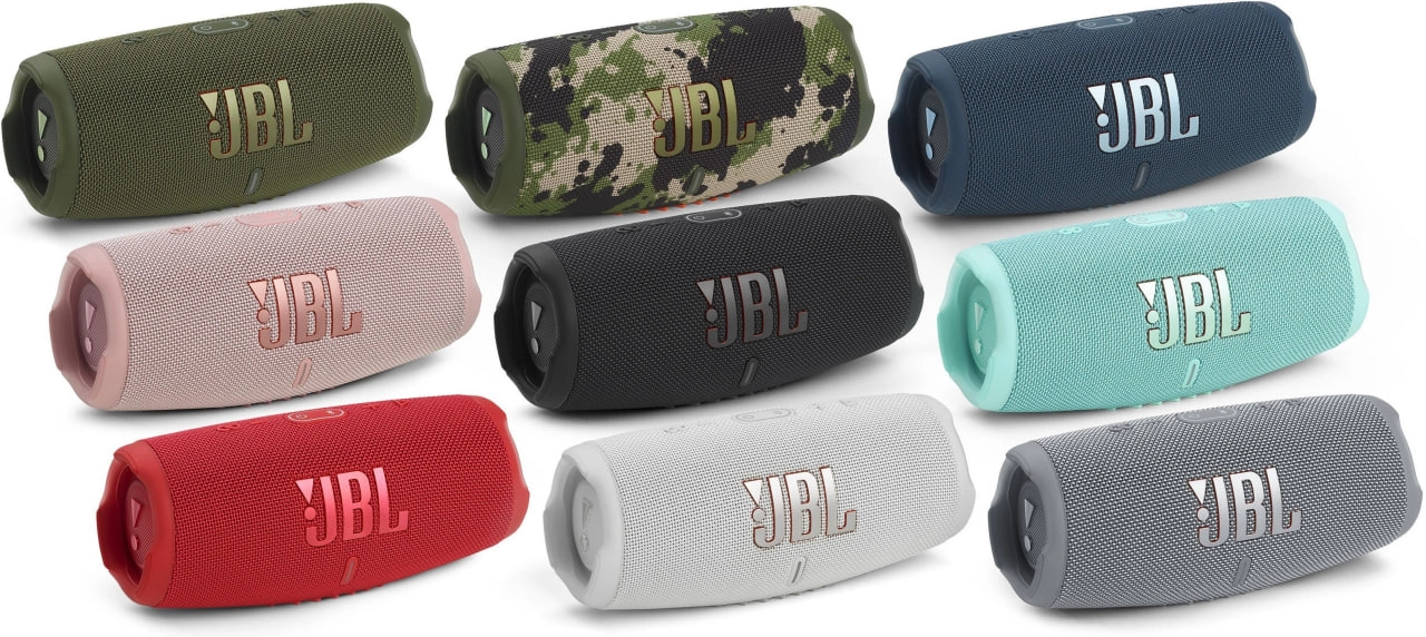 JBL Charge 5 Grey ko‘chma akustikasi yetkazib berish